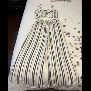 Stripped Two Piece Set